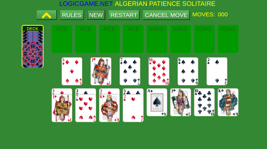 Algerian_Patience_Solitairw